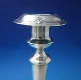 Fourteenth Century by Shreve Sterling Silver Candlestick Pair 8 1/2" (#5582)
