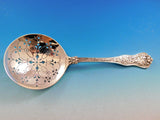 Olympian by Tiffany and Co Sterling Silver Pea Serving Spoon Pierced 9"