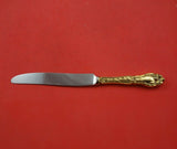 Lily by Frank Whiting Sterling Silver Regular Knife French Vermeil Gold 8 7/8"