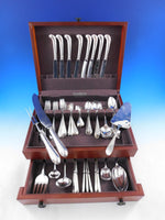 Irish Rib by James Robinson Sterling Silver Flatware Dinner Service 8 Set 80 pcs
