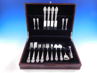 Douvaine by Unger Sterling Silver Flatware Set Service 30 Pieces Dinner Rare