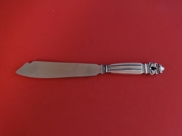 Acorn by Georg Jensen Sterling Silver Cake Knife with Stainless Small 8 3/4"