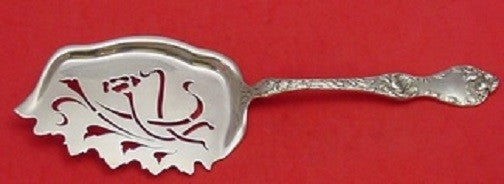 Les Cinq Fleurs by Reed and Barton Sterling Macaroni Server Pierced 10 1/4"