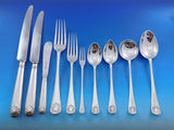 English Shell by Fletcher & Son Sterling Silver Flatware Set Service 132 pieces