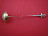 Bust by Gorham Sterling Silver Punch Ladle GW dated Dec 25 1887 14 1/4"