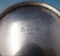 Beaded by Georg Jensen Sterling Silver Chocolate Pot Set 3pc #187 (#5925)