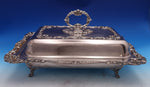 Grande Baroque by Wallace Silverplate Vegetable Server Dish Covered Double #8481