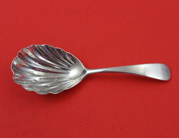 Old English by Unknown English Sterling Silver Tea Caddy Spoon Shell Bowl 4 1/4"