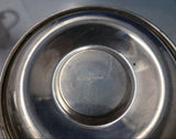 SSMC-Saart Sterling Silver Demitasse Cup Pcd Circles Lines w/ Liner Saucer #6312