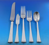 Modern Georgian by Allan Adler Sterling Silver Flatware Set Service 60 pc Dinner