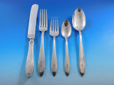 Fiesta by Hallmark Sterling Silver Flatware Set Service 73 pieces G Monogram