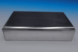 Cartier Sterling Silver Cigarette Case Wood Lined #18 w/ Mono "HHH-JCH" (#0329)