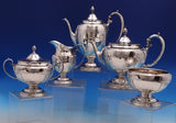 Candlelight by Towle Sterling Silver Tea Set 6pc #76380/#62382 (#8159) Fabulous!