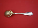 Brite-Cut by Various Makers Sterling Silver Sugar Spoon GW w/ flowers 6 1/2"