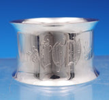Wallace Sterling Silver Napkin Ring #W-94 1" 1.97 ozt. Monogrammed (#9004)