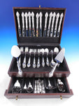 Malvern by Lunt Sterling Silver Flatware Service for 12 Set 81 pieces