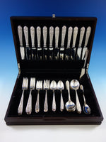 Corsage by Stieff Sterling Silver Flatware Set For 12 Service 62 Pieces