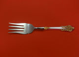 Grande Baroque Gold Accents by Wallace Sterling Silver Buffet Fork Custom 9"