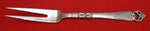 Danish Crown by Frigast Sterling Silver Cold Meat Fork 2-Tine Large 8 5/8"