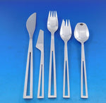 Avanti by Celsa Mexico Sterling Silver Flatware Set 8 Service Modern 42 pieces