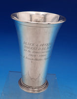 Beaded by Jensen Sterling Silver Vase #107B Black & Decker 50th Ann. (#7445)