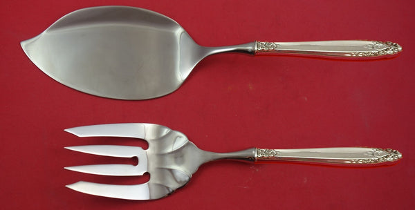 Prelude By International Sterling Silver Salmon Serving Set Fish Custom