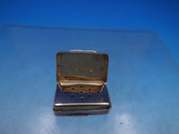 TS English Victorian Sterling Silver Vinaigrette Tiny Engraved Birmingham #6739