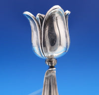 Georg Jensen USA Sterling Silver Candlestick Pair 3-Light #190-2 Figural (#8063)