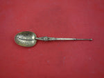English Estate Sterling Silver Coronation Spoon Vermeil Birmingham 1902 9 3/4"