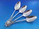 Monticello by Lunt Sterling Silver Flatware Set For 12 Service 92 pcs B monogram