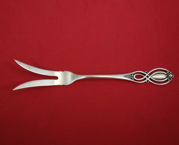Chippendale Old by Alvin Sterling Silver Lemon Fork 2-Tine 5 1/2" Antique