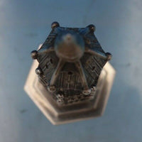 Chinese Export .900 Sterling Silver Pepper Shaker Brick Tower c.1890s WC (#6653)