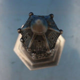 Chinese Export .900 Sterling Silver Pepper Shaker Brick Tower c.1890s WC (#6653)