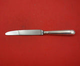 CW Fletcher English Estate Sterling Silver Dinner Knife with Shell Handle 9 5/8"
