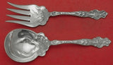 Irian by Wallace Sterling Silver Salad Serving Set 2pc FH All Sterling Original