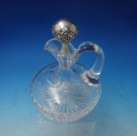 Bigelow Kennard Sterling Silver and Cut Crystal Brandy Decanter #218 (#5441)