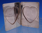 Tiffany and Co Sterling Silver Heart Picture Double Holder Frame 1.5 ozt (#8811)