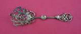 Pattern Unknown by Shiebler Sterling Ornamental Spoon vermeil w/ flower 5 7/8"