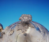 Bigelow Kennard Coin Silver Tea Set 5pc w/3-D Flower Finials Lion Paws (#3663)