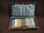 Japanese by Tiffany and Co Sterling Silver Nut Pick Set 6pc in Fitted Box