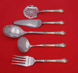 American Victorian by Lunt Sterling Silver Thanksgiving Set 5pc HH WS Custom