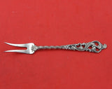 Dobbel Rokokko by Brodrene Lohne Norwegian Sterling Silver Lemon Fork 5 1/4"