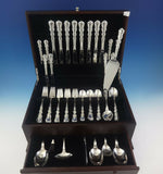 Angelique by International Sterling Silver Flatware Set For 8 Service 55 Pieces