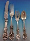 Francis I Reed & Barton Sterling Silver Dinner Flatware Set Service 62 Pcs Old