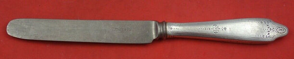 Clinton Engraved by Tiffany and Co Sterling Silver Dessert Knife 7 1/2"