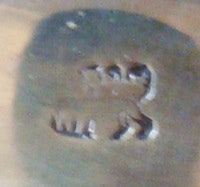 Dresden by Whiting Sterling Silver Fruit Bowl Applied Floral/Scroll Motif #0352