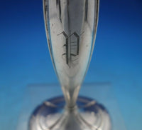 La Pierre Sterling Silver Candlestick with Oval Base #1446 7 7/8" Tall (#6832)