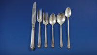 Castle Rose by Royal Crest Sterling Silver Flatware Set For 8 Service 54 Pieces