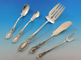 Chippendale Old by Alvin Sterling Silver Flatware Set for 12 Service 206 pieces