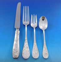 Audubon by Tiffany Sterling Silver Flatware Set for 8 Service 68 pc Dinner Birds